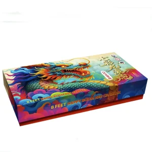 No6 – 8 Kaki Rainbow • Colorful Dragon (No Bom) | 8尺至尊版•七彩龙滚炮 (无胆)