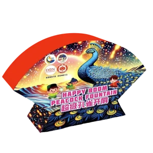 No139 – Super Fountain Tiga Segi Bulat | 超级孔雀开屏